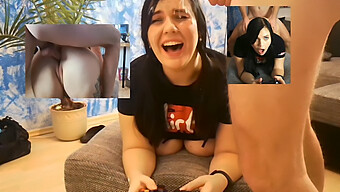 La Chica Gamer Alemana Experimenta Un Intenso Sexo Anal Mientras Juega Videojuegos