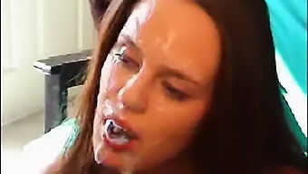 Facial Cumshot Queen: Store Bryster Sluger