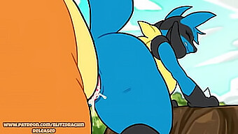 Charizard Penetriert Die Dicke Und Saftige Muschi Von Lucario