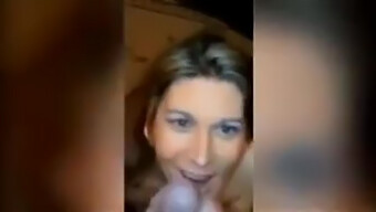 Tabufrau Und Mutter In Heißer Blowjob- Und Masturbationssitzung