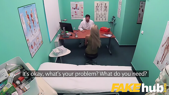 Fake Hospital Doctor Gets His Cum Eaten By A Blonde Russian Babe