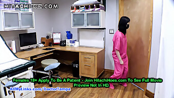 Secretive Asian Nurse Indulges In Lunchtime Pleasure With Hitachi Magic Wand