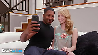 Hannah Hayes Enjoys Deepthroating Isiah Maxwells' Big Cock