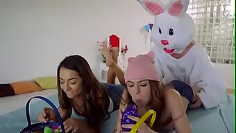 Lily Adams Dan Alex Blake Menikmati Permainan Anal Dan Creampie Di Paskah.