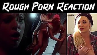 Real Reactions To Rough Anal And Bdsm With Facial And Slapping